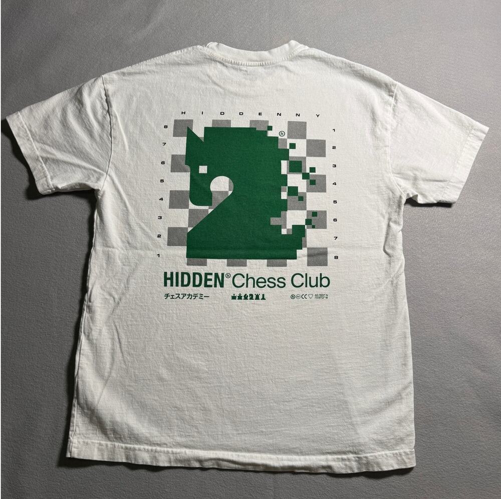 Hidden NY Chess Club T-Shirt Size Medium